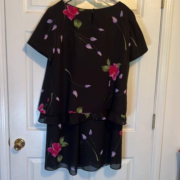2-PIECE JESSICA HOWARD WOMAN DRESS 100% POLYESTER FULLY LINED SIZE 18 LONG SHIRT - Picture 5 of 12